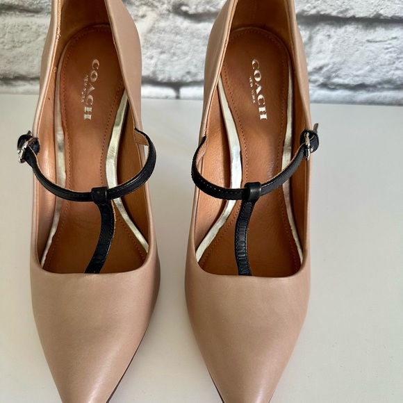 Coach Fulton Mink Grey and Black Heels (Size 6.5/7) - Picture 9 of 9